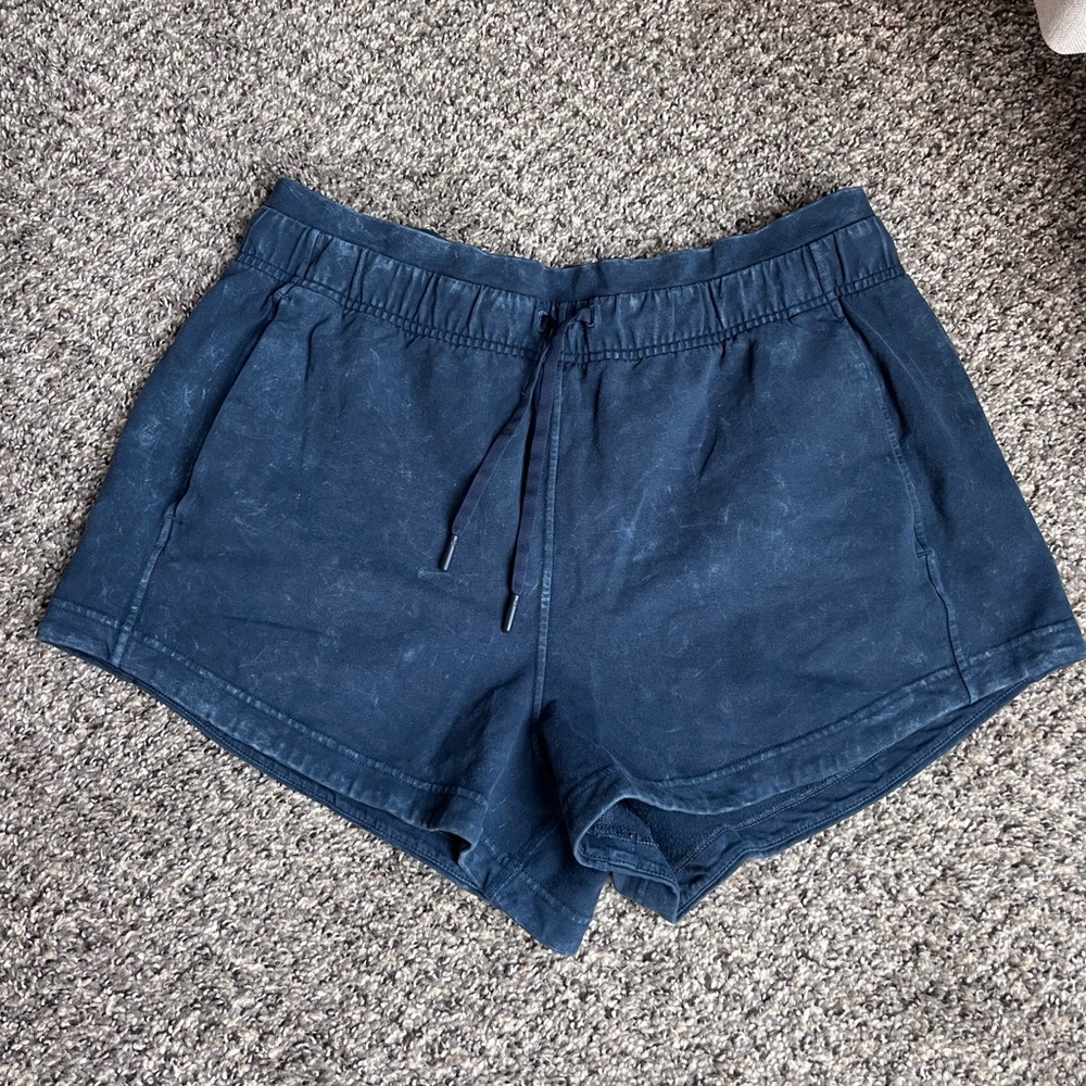 lululemon athletica Navy Drawstring Athletic Shorts